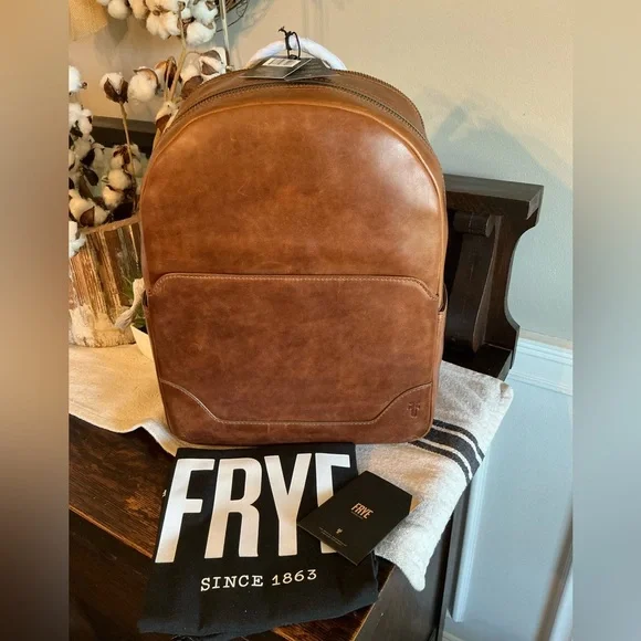 Frye | Bags | Nwt Frye Melissa Leather Large Backpack  display picture 2